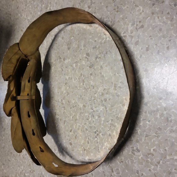 Vintage Brass Coresett wide retro Belt 36" - Picture 2 of 4